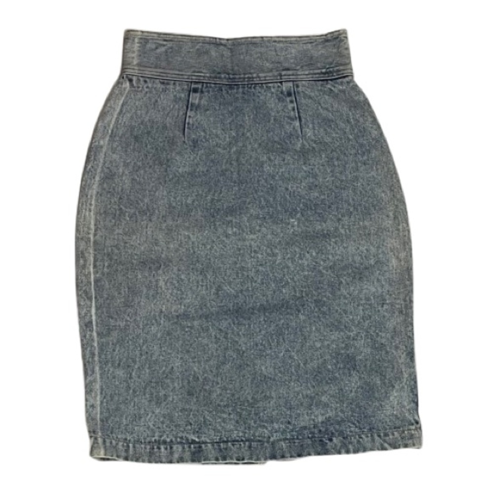 Vintage Acid Stone Wash Jean Skirt